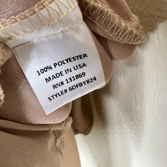 Charmed Hearts Slip Dress Large Womens Feather Trim Satin Party Going Out Chic - Picture 7 of 7